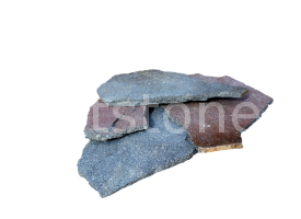Enkara - Blue-lilac andesite, irregular form with 1-2,5 and 2,5-5 cm thickness